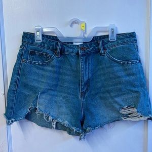 Special A Distressed Jean Shorts